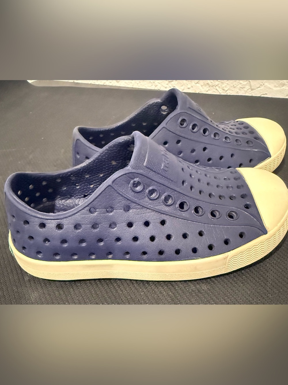 Native Blue & White Slip On Shoes